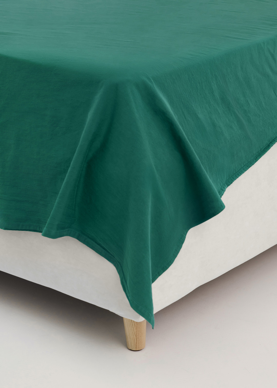 Flat Sheet Close to Skin Pine Green